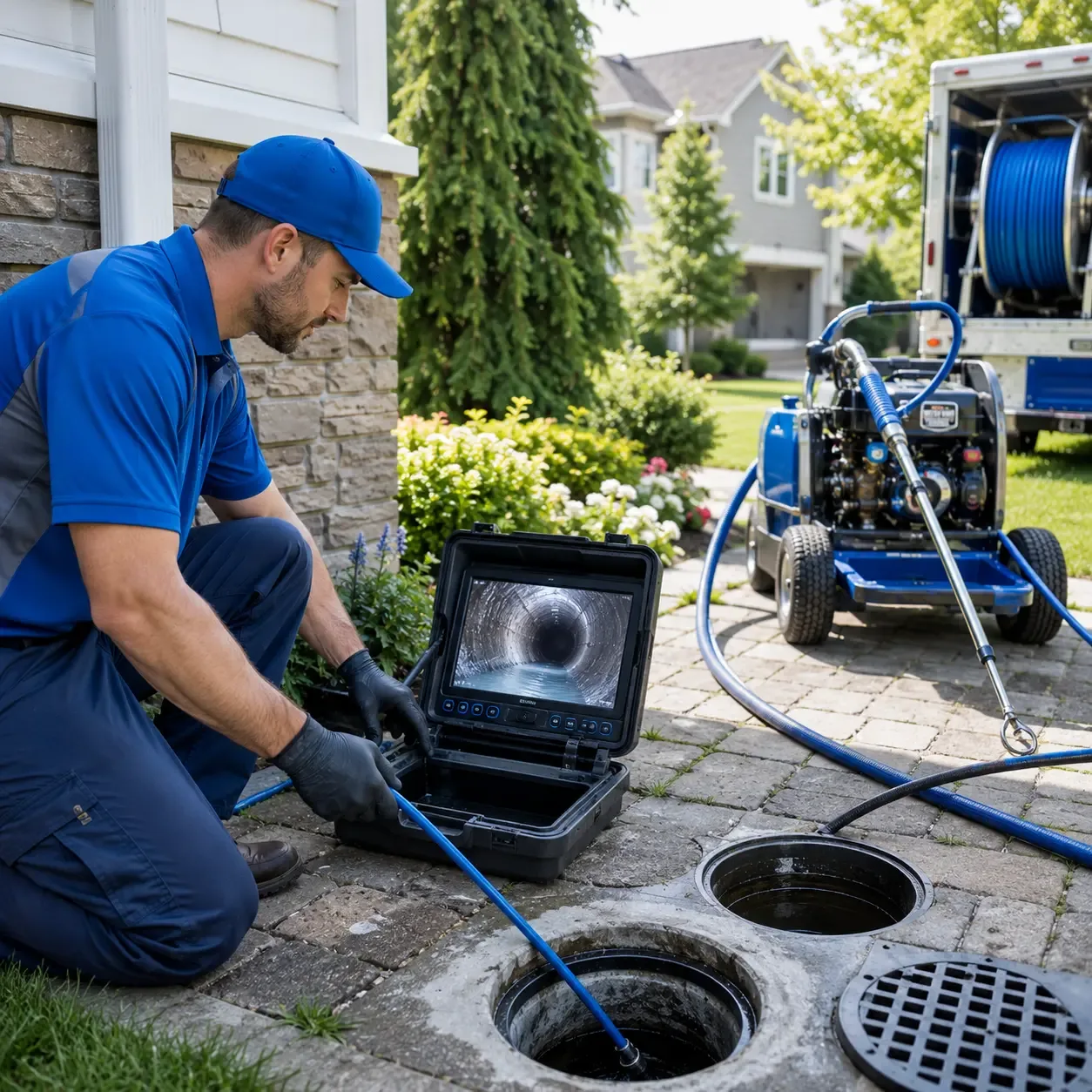 Outdoor drain cleaning professionals serving Caney, OK